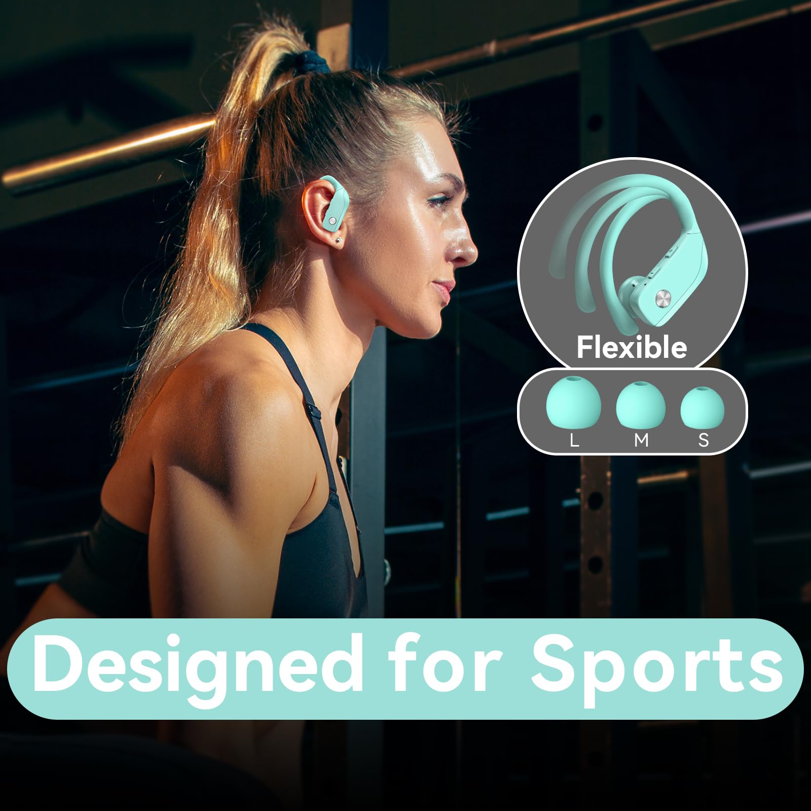 bmani Ear Buds sweat and dust resistant design for active days