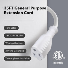 BN-LINK 16/3 SJTW cable supports dependable outdoor use