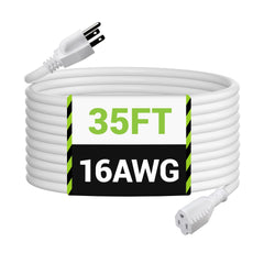 BN-LINK 35ft outdoor extension cord ready for yard lighting and landscaping setups