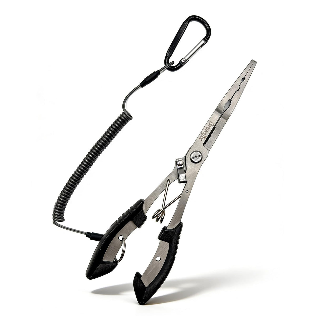 Bneajix professional 8.4-inch pliers front view for safe hook handling.