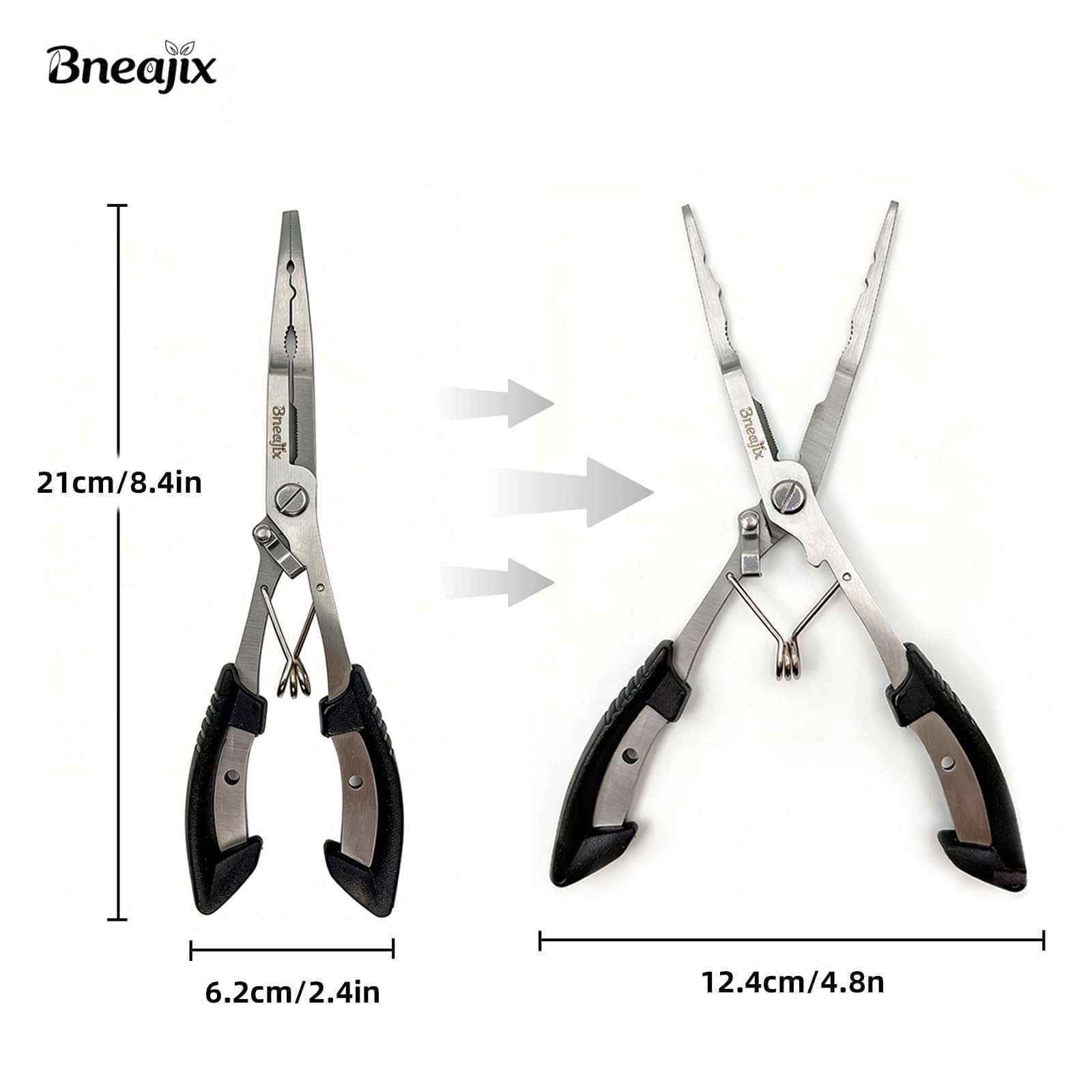 Bneajix pliers with safety lock engaged for secure transport.