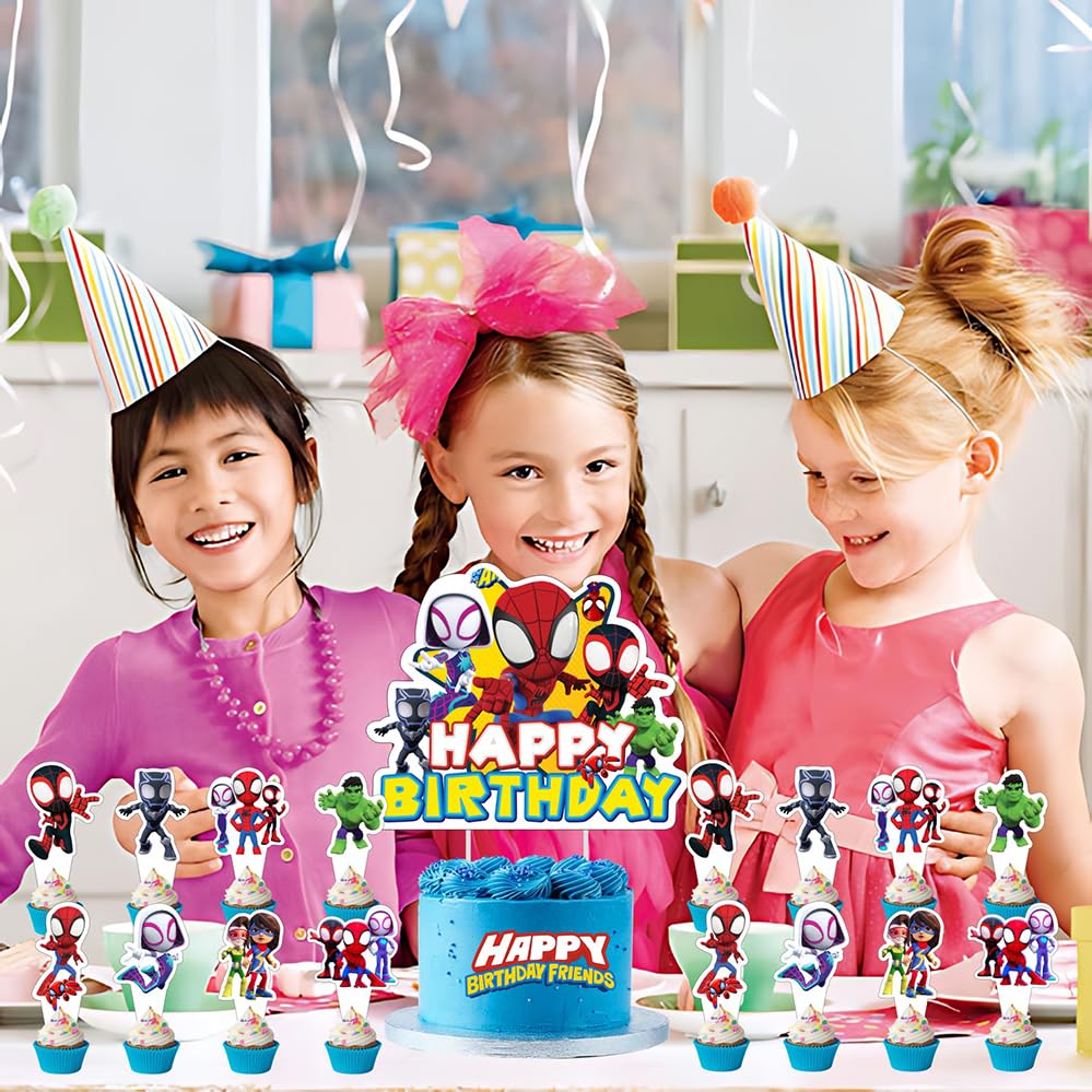 BNFUO 5.3-inch cake topper adds a bold focal point.