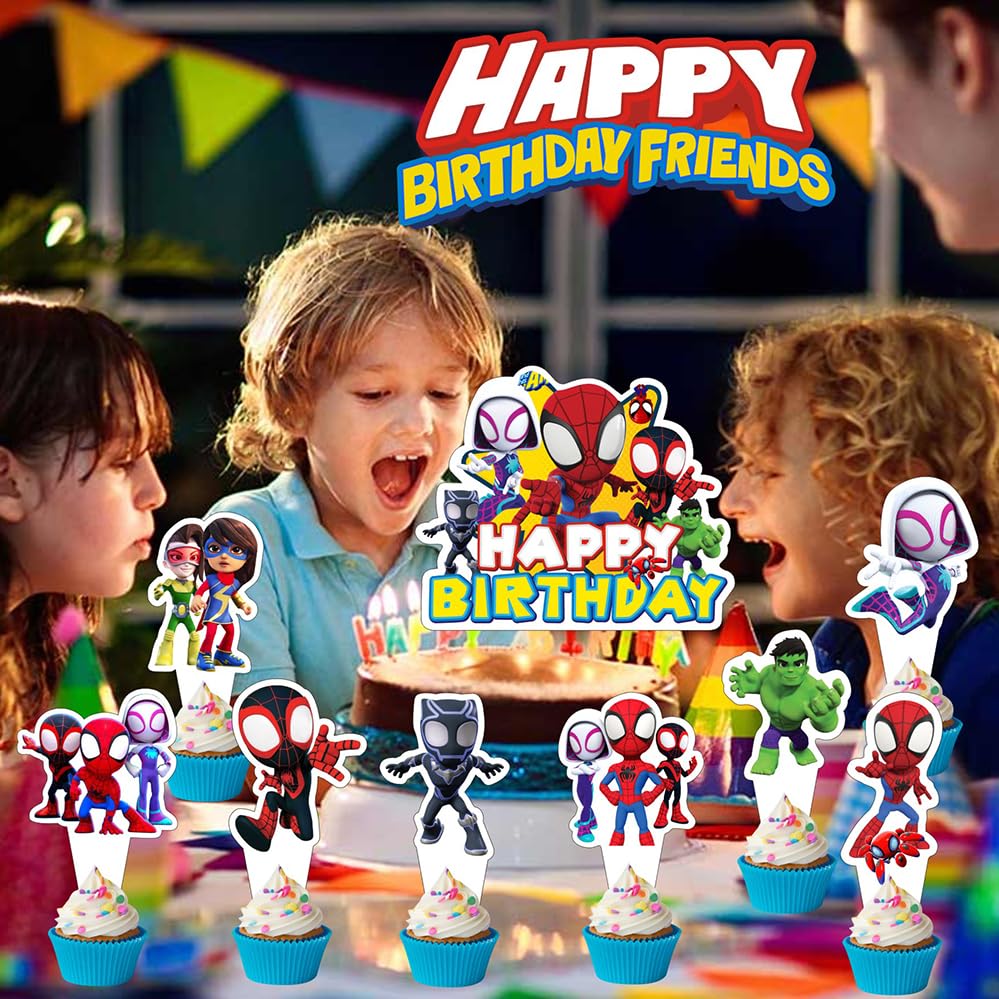 BNFUO Food-grade materials keep toppers safe and lightweight for parties.