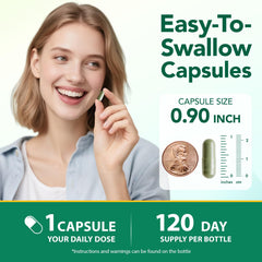 bnHUlMXw Chlorophyll Capsules close-up showing a convenient daily odor support.