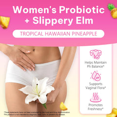 bnHUlMXw Packaging of Feminine Probiotics Gummies highlights vegan and gluten-free formula