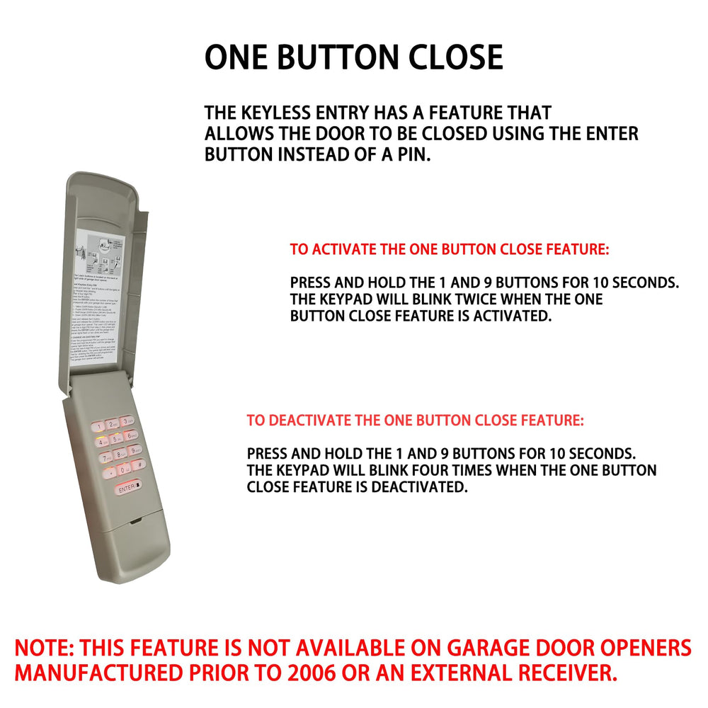 BNRSZ 877Max 878Max keypad with weatherproof flip cover protects against rain and dust.