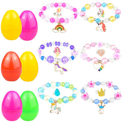 bnuzeiyi easter eggs: six colorful shells for gifting and treasure hunts.