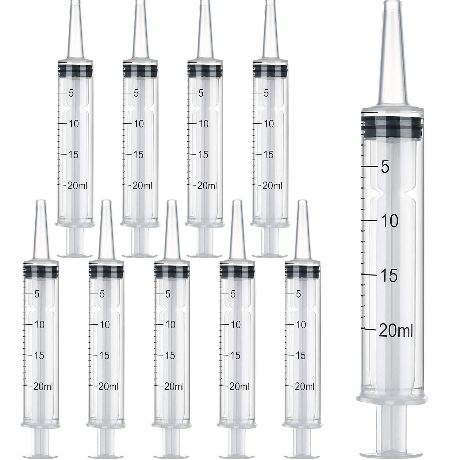 Boao 10-pack plastic syringes in sealed packaging for clean dispensing