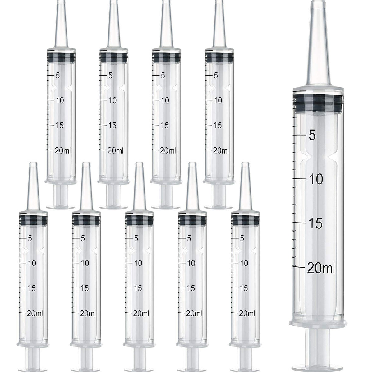Boao 10-pack plastic syringes in sealed packaging for clean dispensing