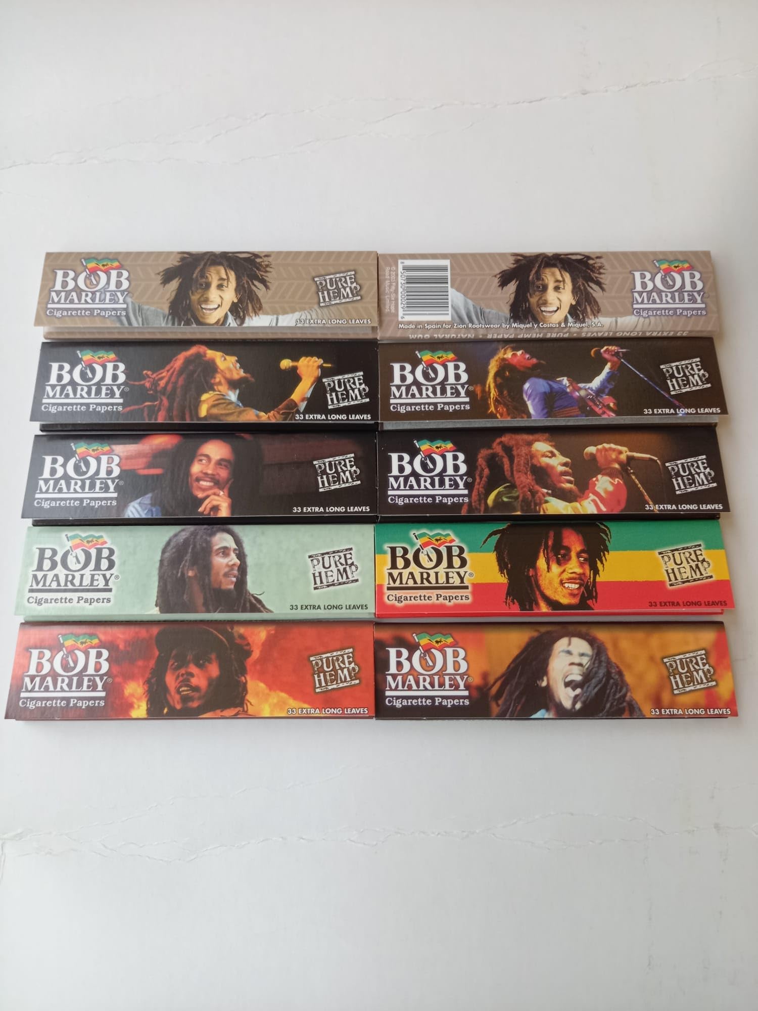 Bob Marley 110mm leaves per pack for consistent sizing.