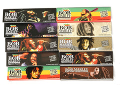 Bob Marley king-size rolling paper 110mm for smooth, even burns.