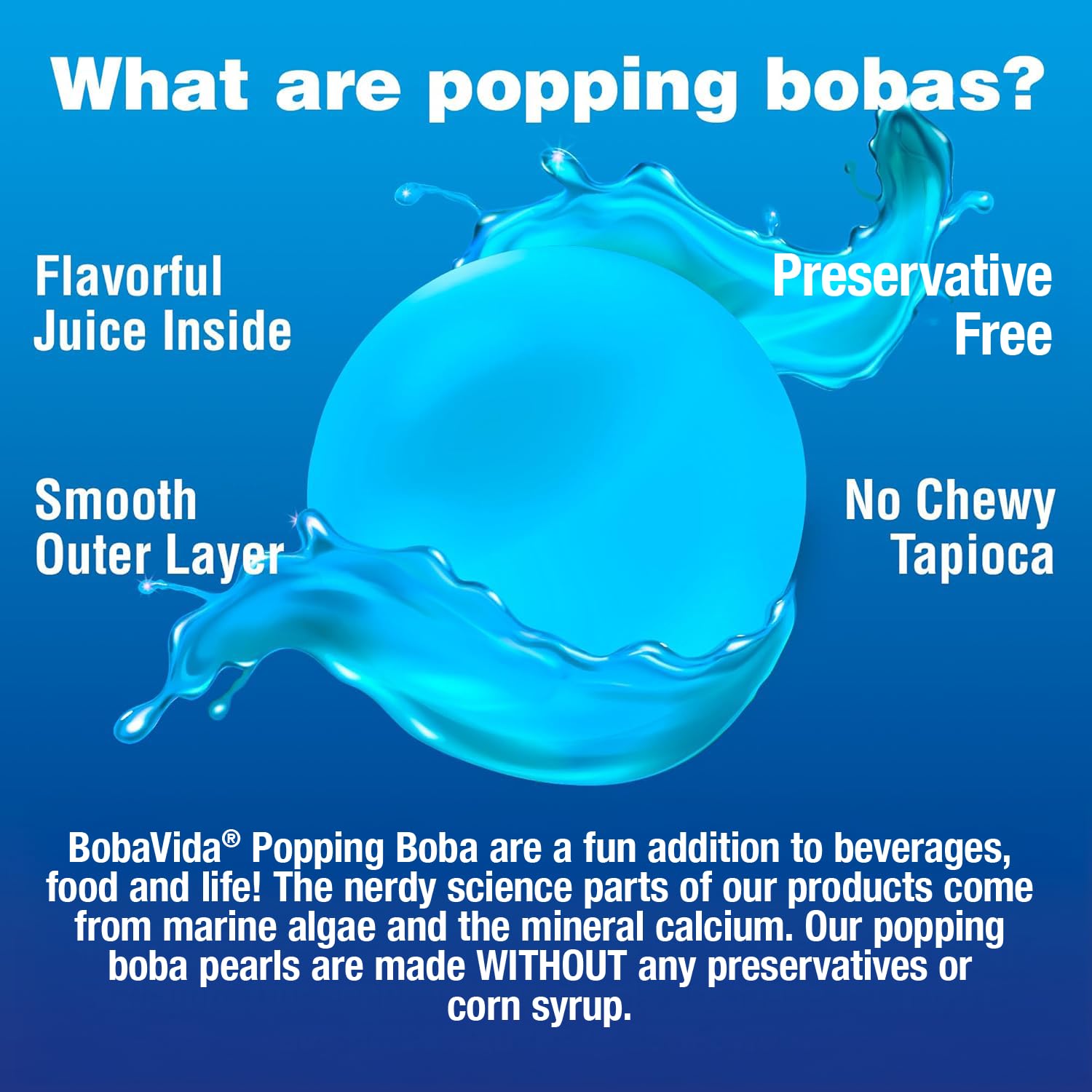 Bobavida ICEE-inspired boba desserts add fruity flavor to yogurts or tea.