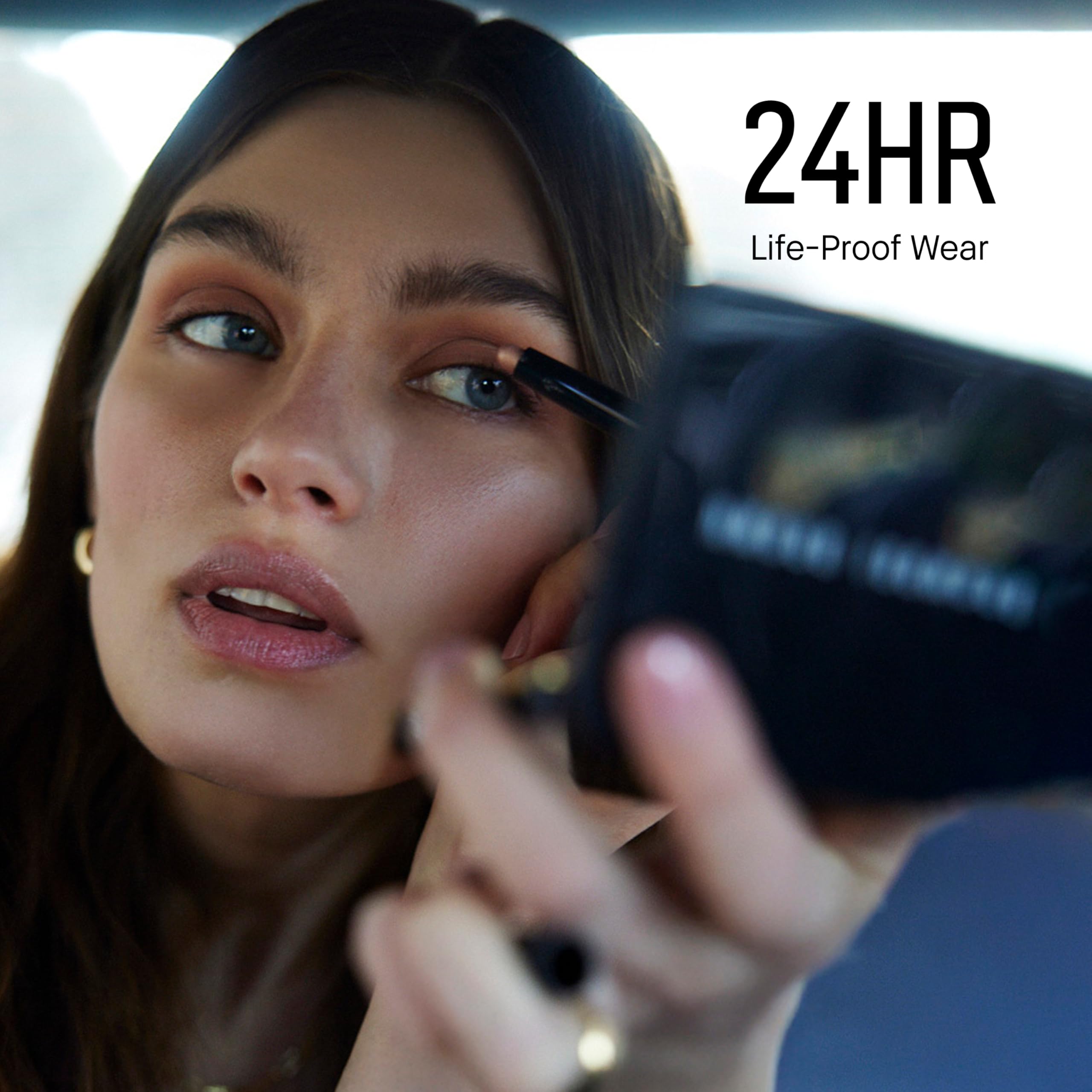 Bobbi Brown Long-Wear Cream Shadow Stick highlights inner corners for brightness.