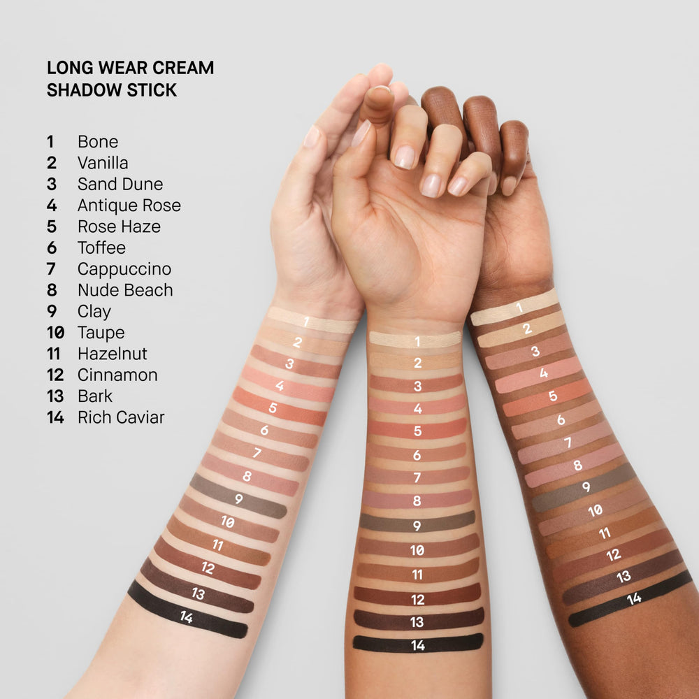 Bobbi Brown Long-Wear Cream Shadow Stick offers matte and shimmer finishes.