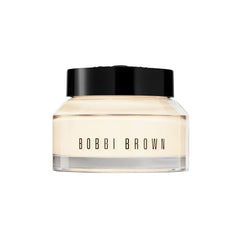 Bobbi Brown Vitamin Enriched Face Base bottle closeup showing sleek packaging for makeup prep