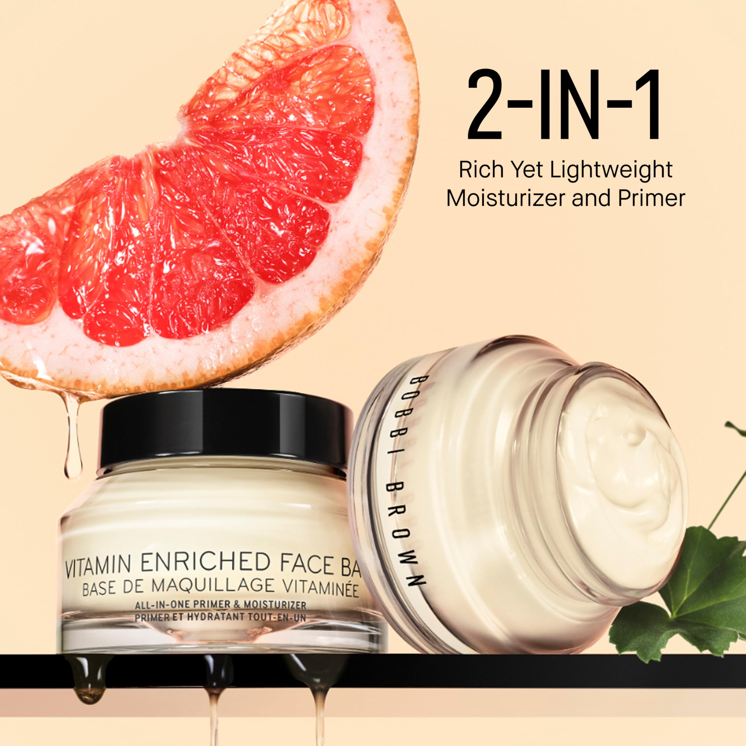 Bobbi Brown Vitamin Enriched Face Base radiant skin after application with hydrated glow