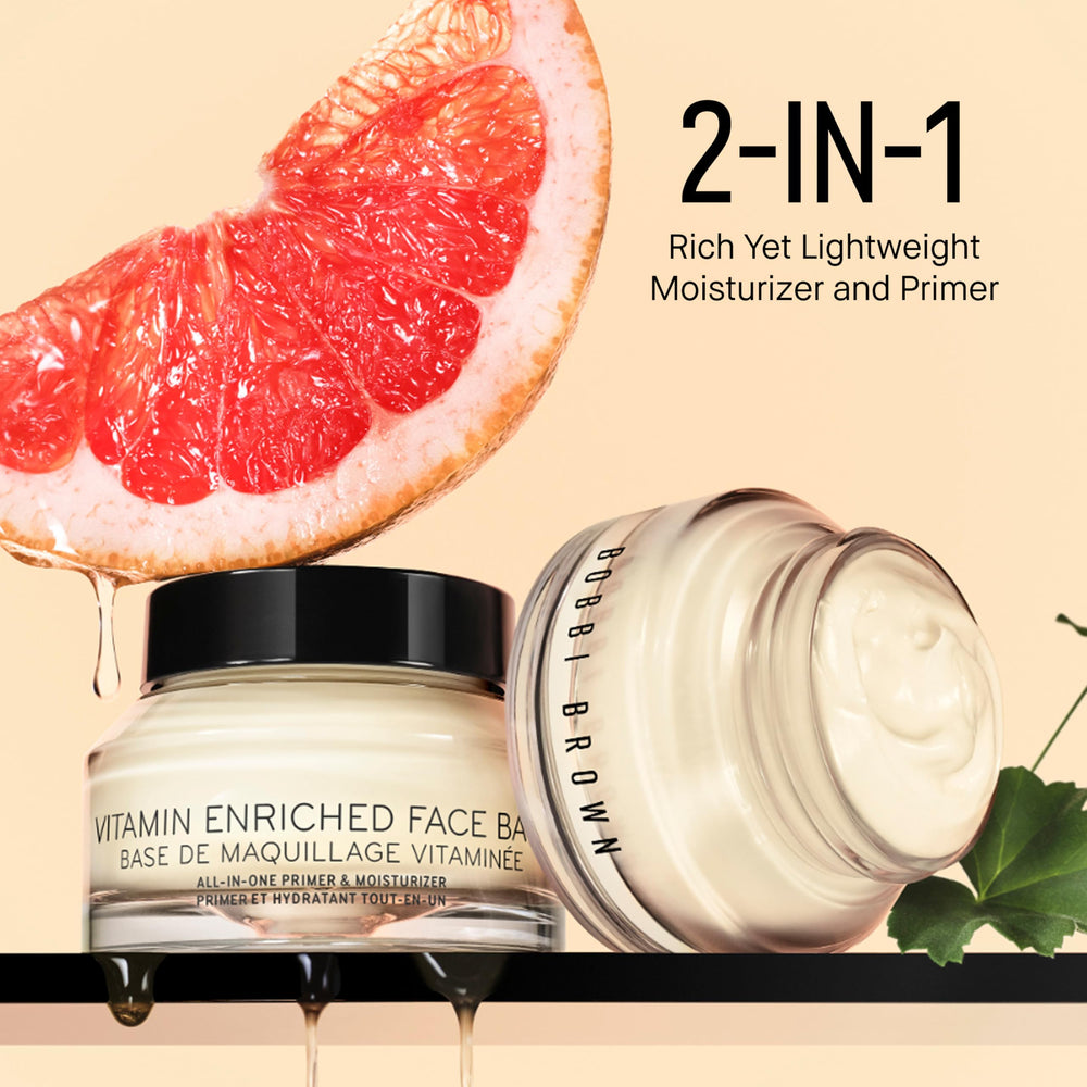 Bobbi Brown Vitamin Enriched Face Base radiant skin after application with hydrated glow
