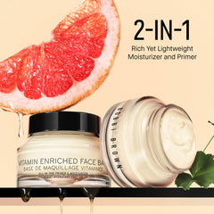 Bobbi Brown Vitamin Enriched Face Base radiant skin after application with hydrated glow