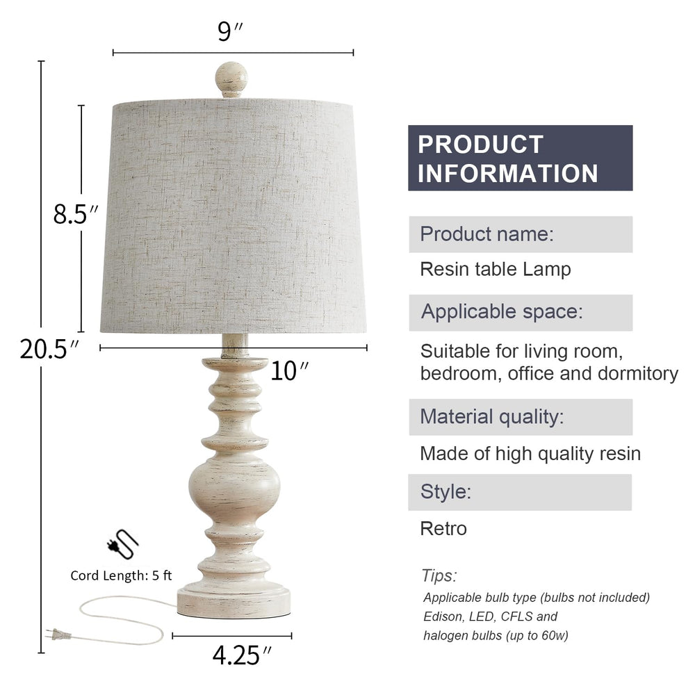 BOBOMOMO Tradition two-pack lamps come with warranty and responsive support.