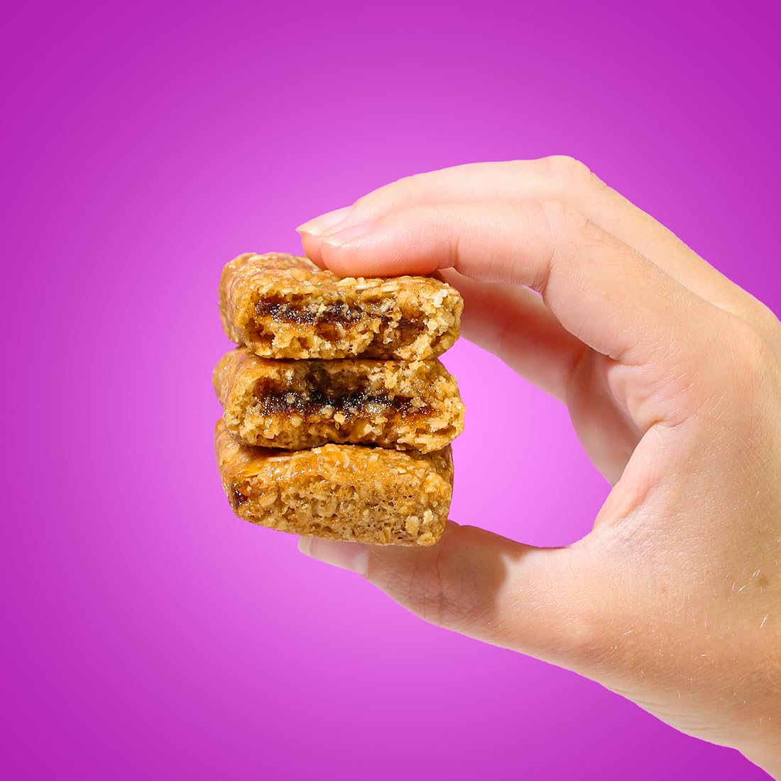 Family enjoying Bobo's fig bars during a busy afternoon snack.