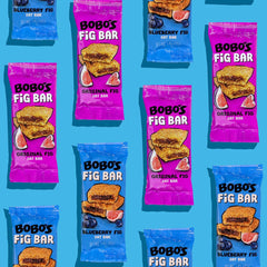 Original fig bar close-up highlighting soft-baked texture for snacking.