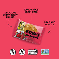 Bobos Oat Bites Stuff'd Apple Pie with soft oat center