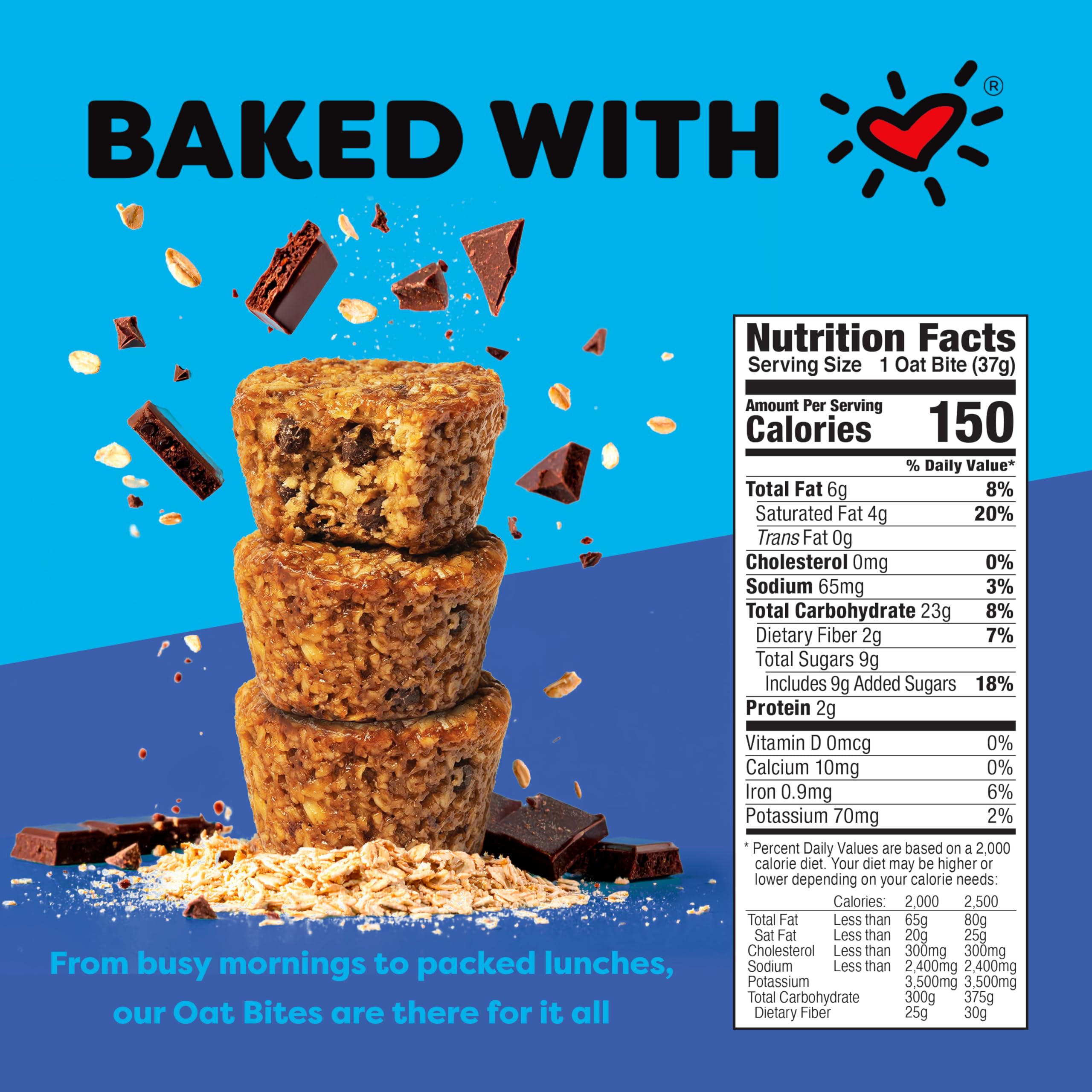 Desk-friendly Bobos Oat Bites Stuff'd opened for quick snacking