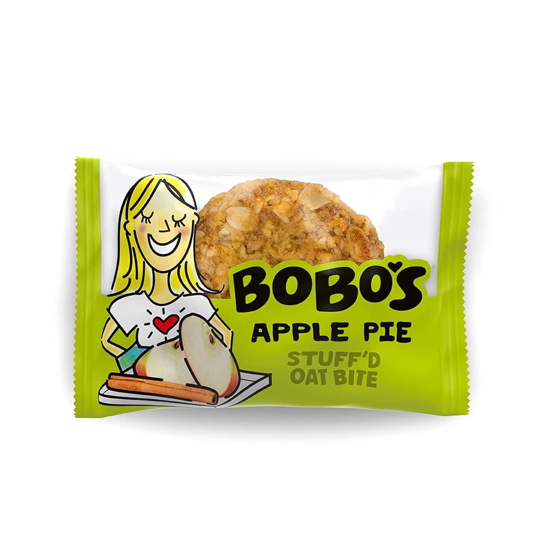 Plant-based, dairy-free Bobos Oat Bites Stuff'd snack