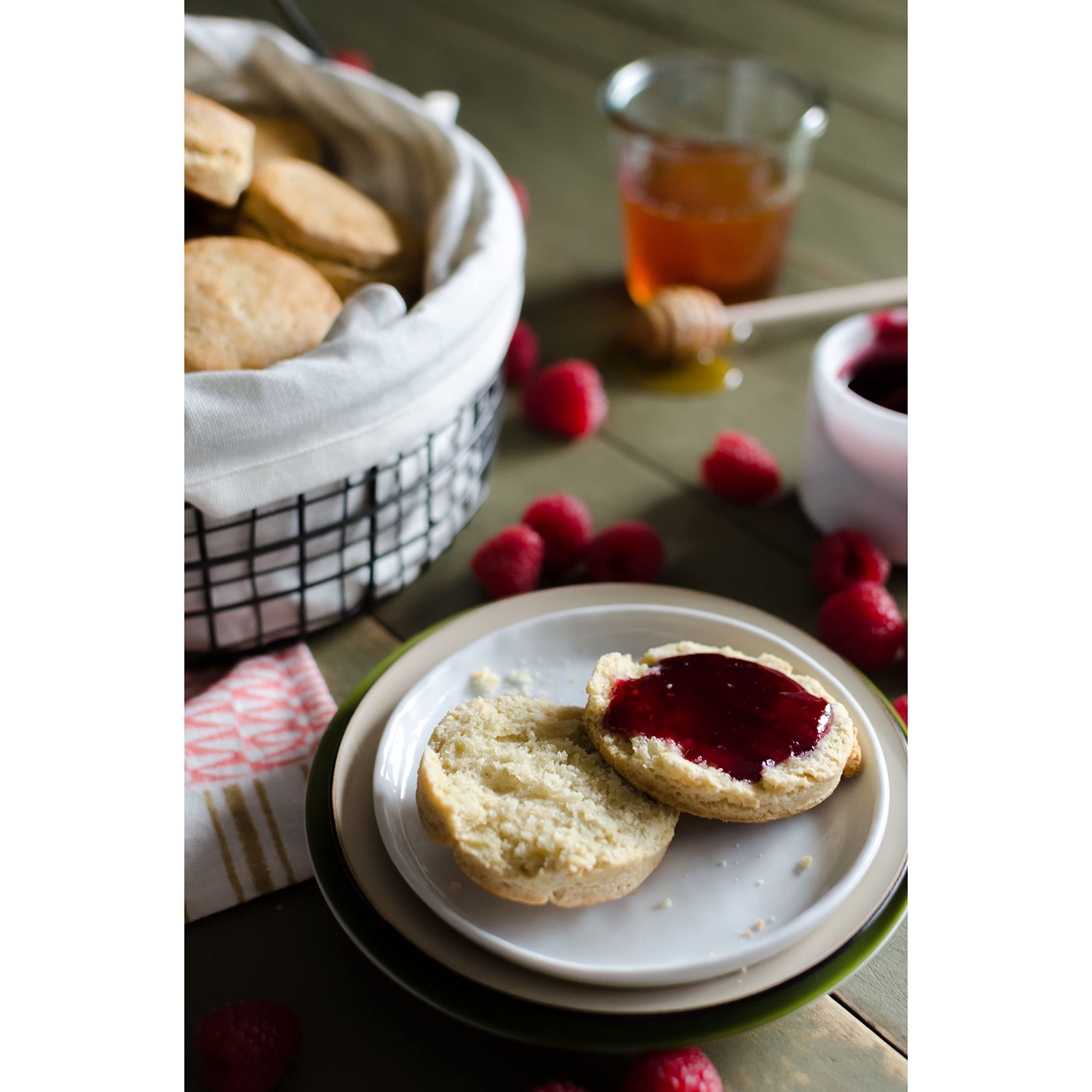Bob's Red Mill Baking Powder cookies fresh from oven, illustrating even rise and tender crumb.