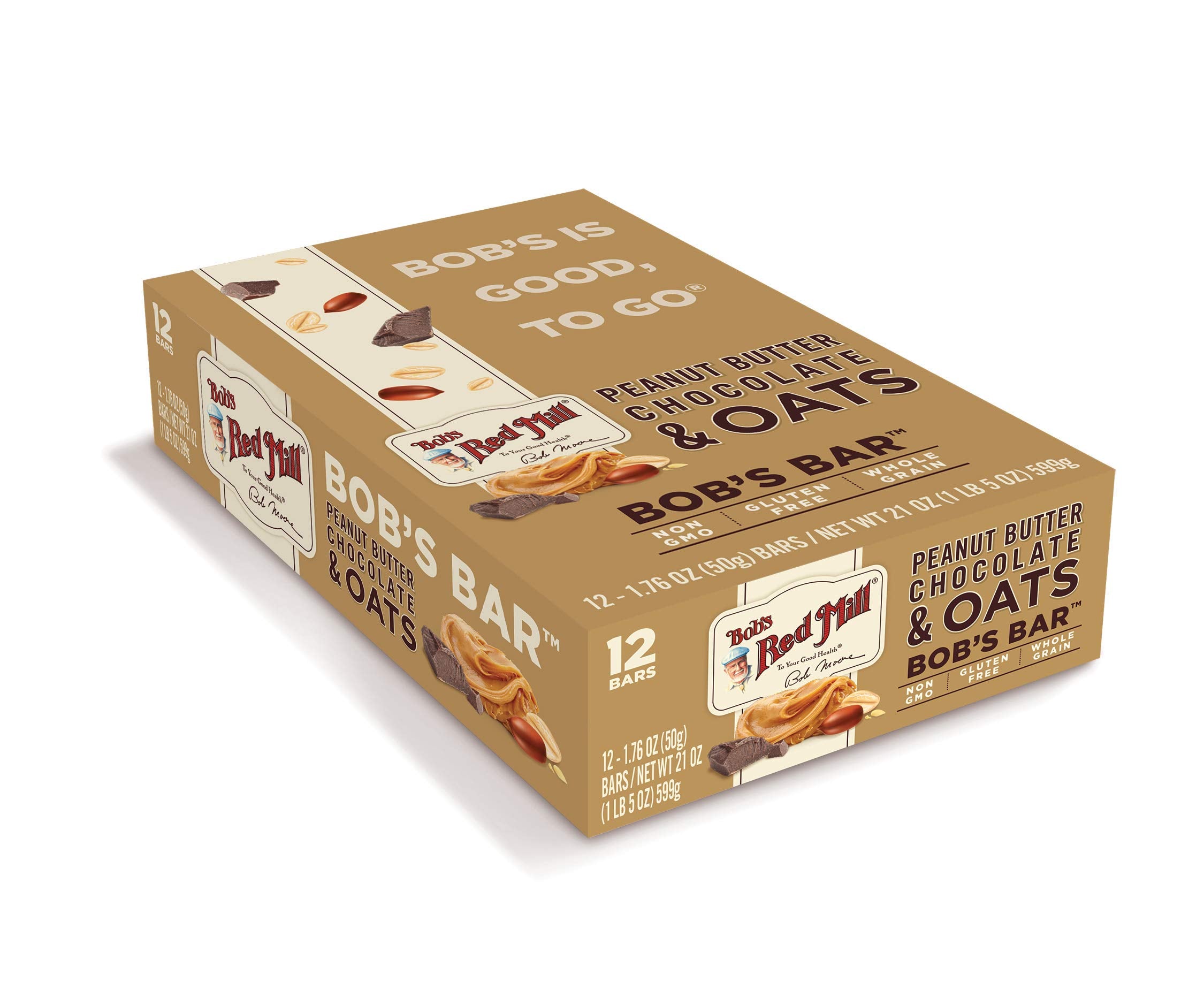 Ingredients highlight: whole grain oats in the Bob's Red Mill bar