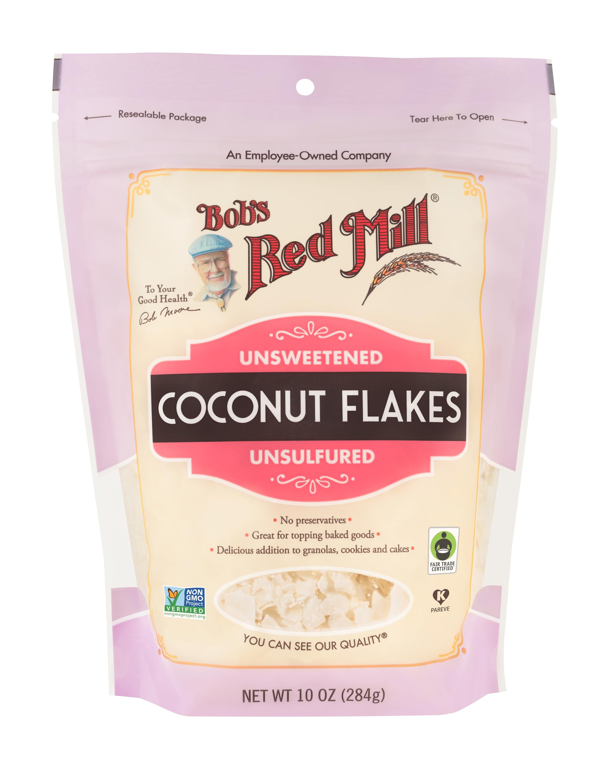 Bob’s Red Mill Coconut Flakes dessert garnish with tropical flair.