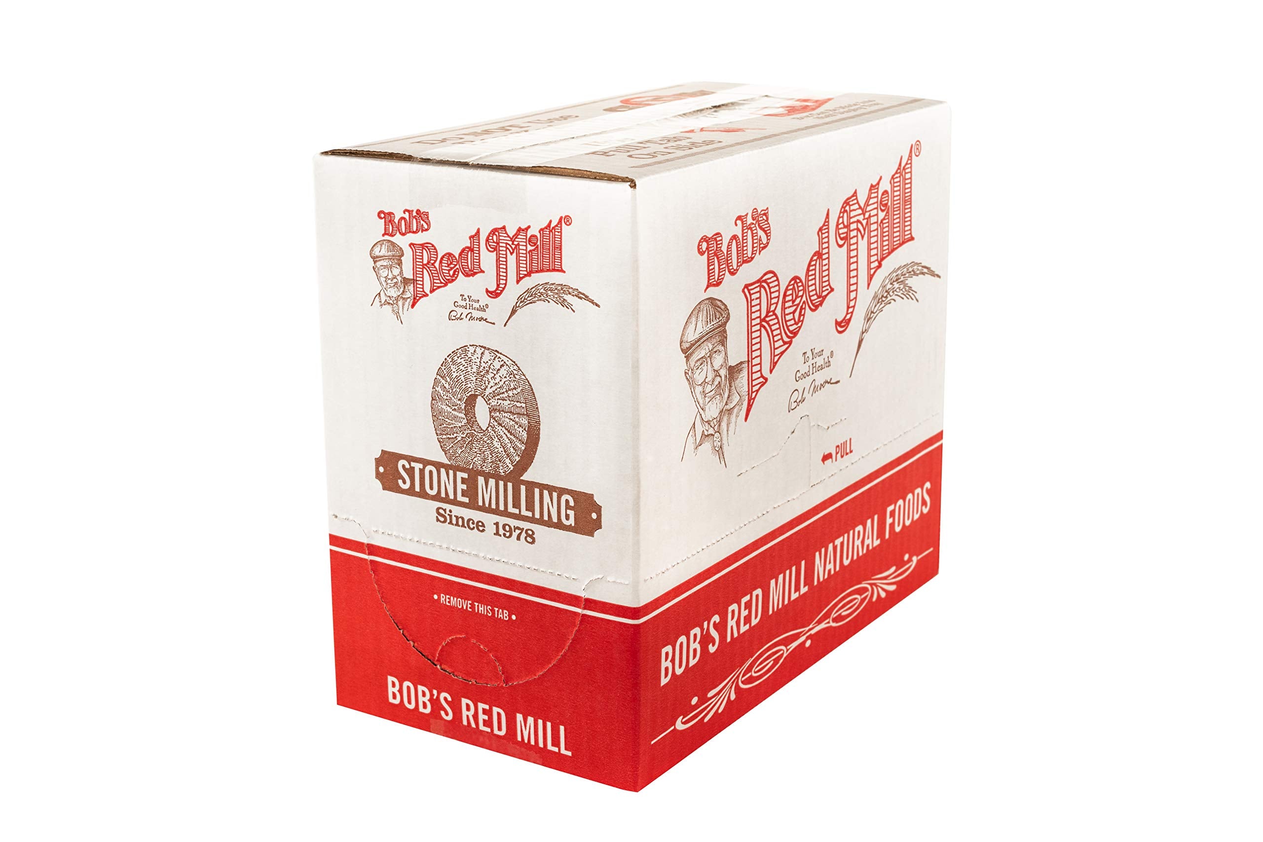 Bob's Red Mill resealable bag keeps cornmeal fresh between uses