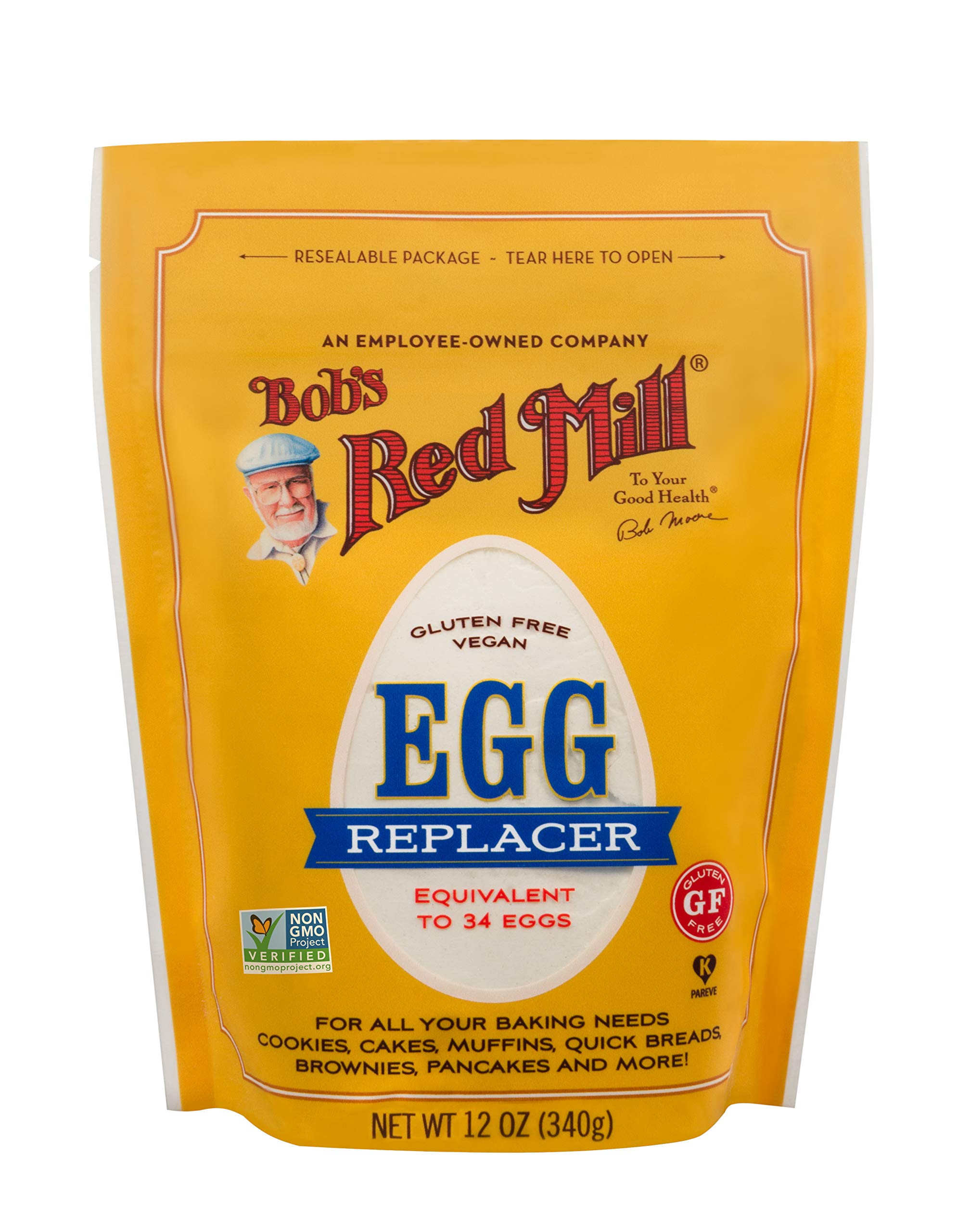 Bob's Red Mill egg replacer in cake batter for a moist crumb