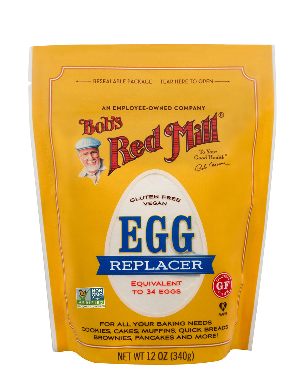 Bob's Red Mill egg replacer in cake batter for a moist crumb