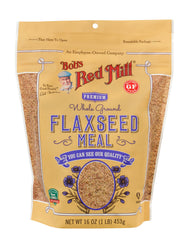 Flaxseed meal sprinkled on oatmeal for a nutty, nutritious boost