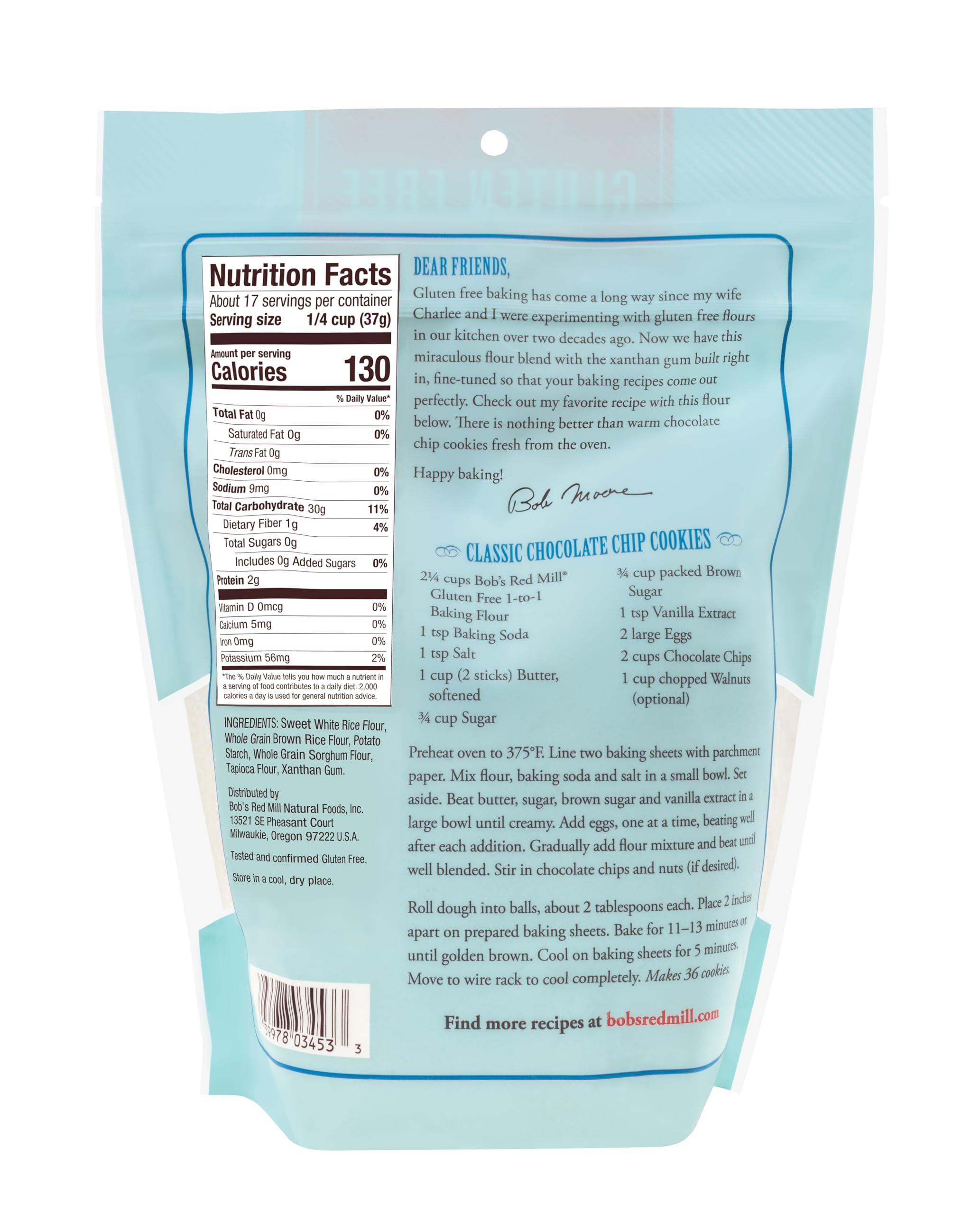 Bob's Red Mill cake in oven demonstrates gluten free baking versatility.