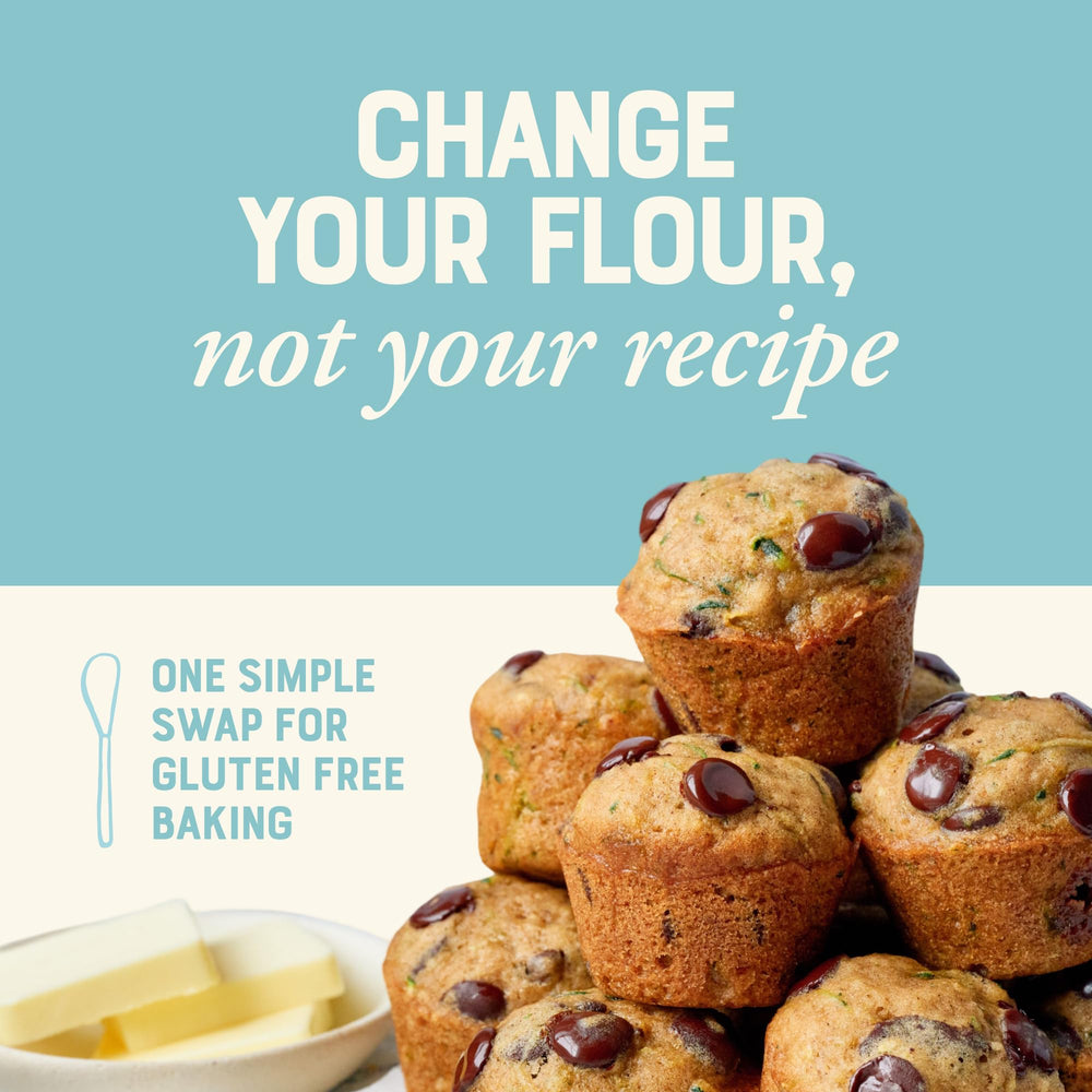 Bob's Red Mill cookie dough ready with flour underlines easy gluten free cookies.