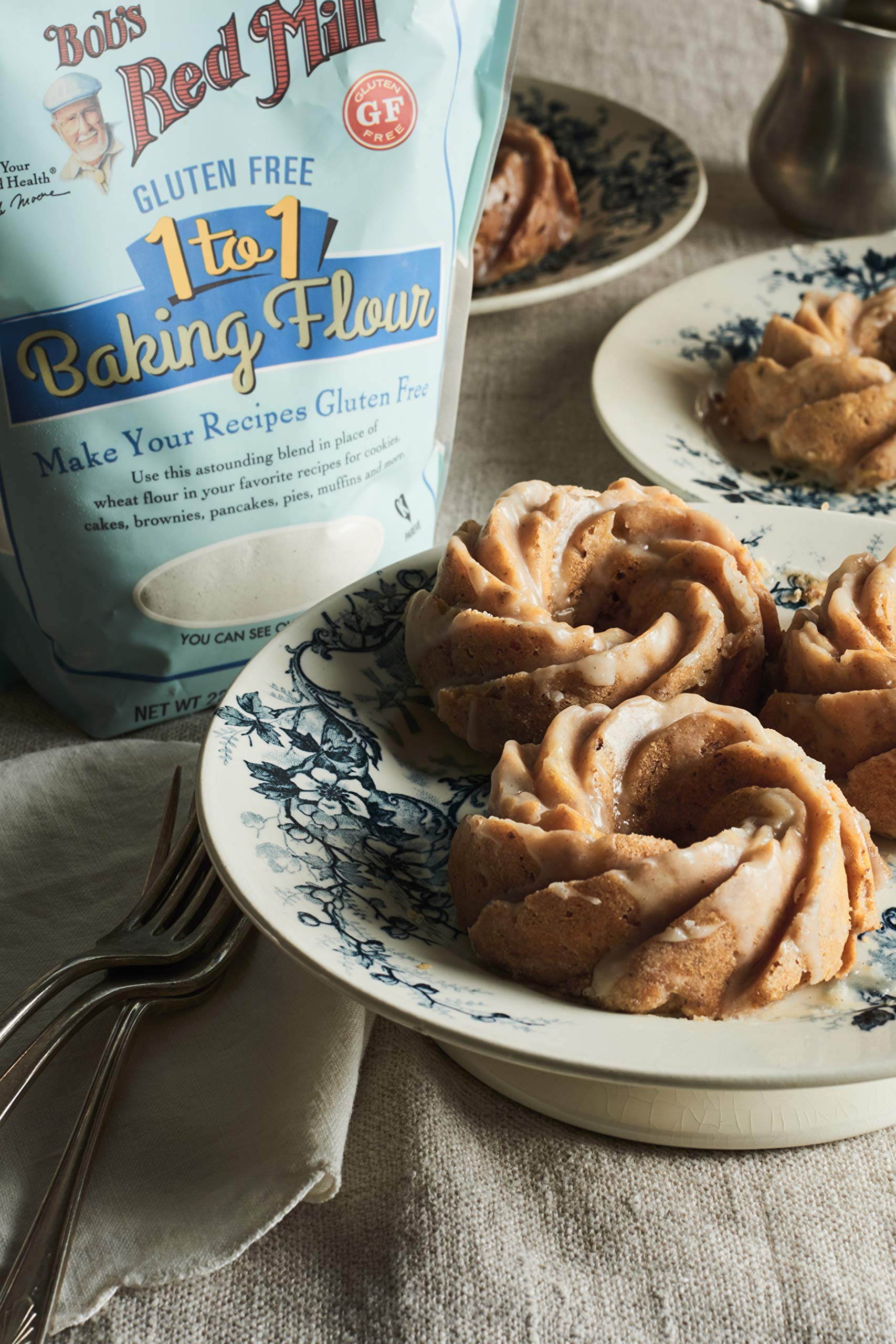 Bob's Red Mill sauce thickening with flour for smooth gluten free gravies.
