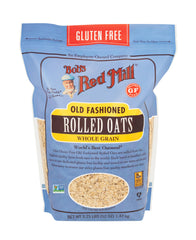 Bob's Red Mill gluten free oats in a warm bowl for a hearty breakfast