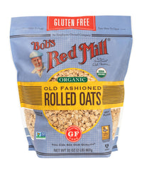 Cookie batter with Bob's Red Mill oats for oatmeal cookies