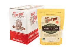 Bob's Red Mill millet flour in a gluten-free kitchen for healthy baking
