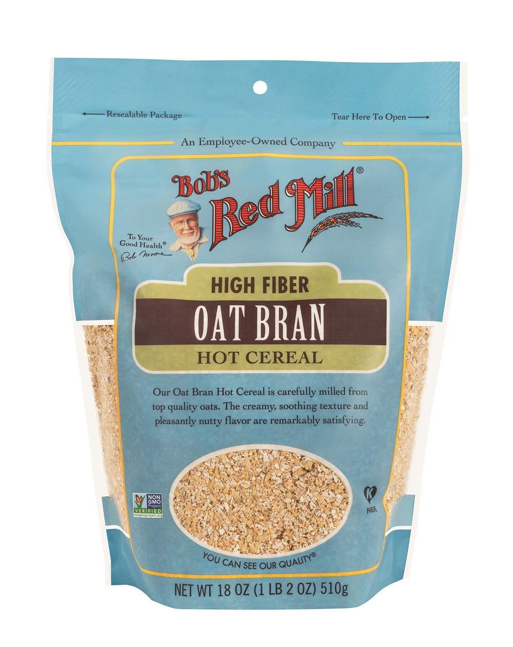 Bob's Red Mill Oat Bran muffins and breads benefit from its nutty flavor