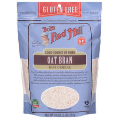 Bob's Red Mill oat bran smoothie with berries for extra fiber