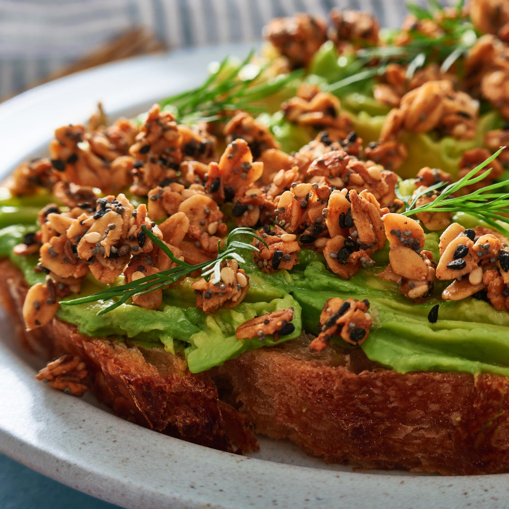 Hot cereal prepared in a bowl with Bob's Red Mill oats