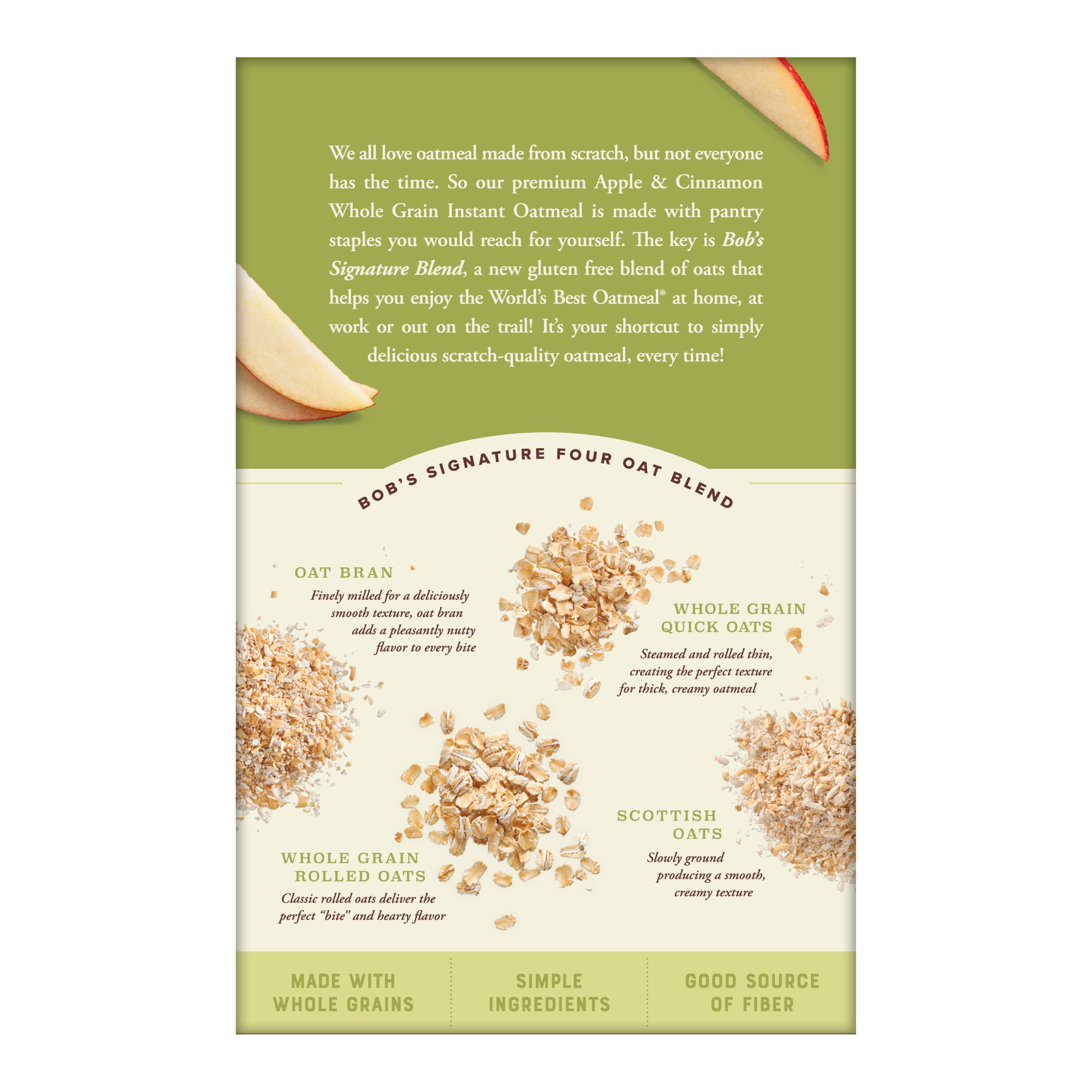 Bob's Red Mill on-the-go packaging for busy mornings