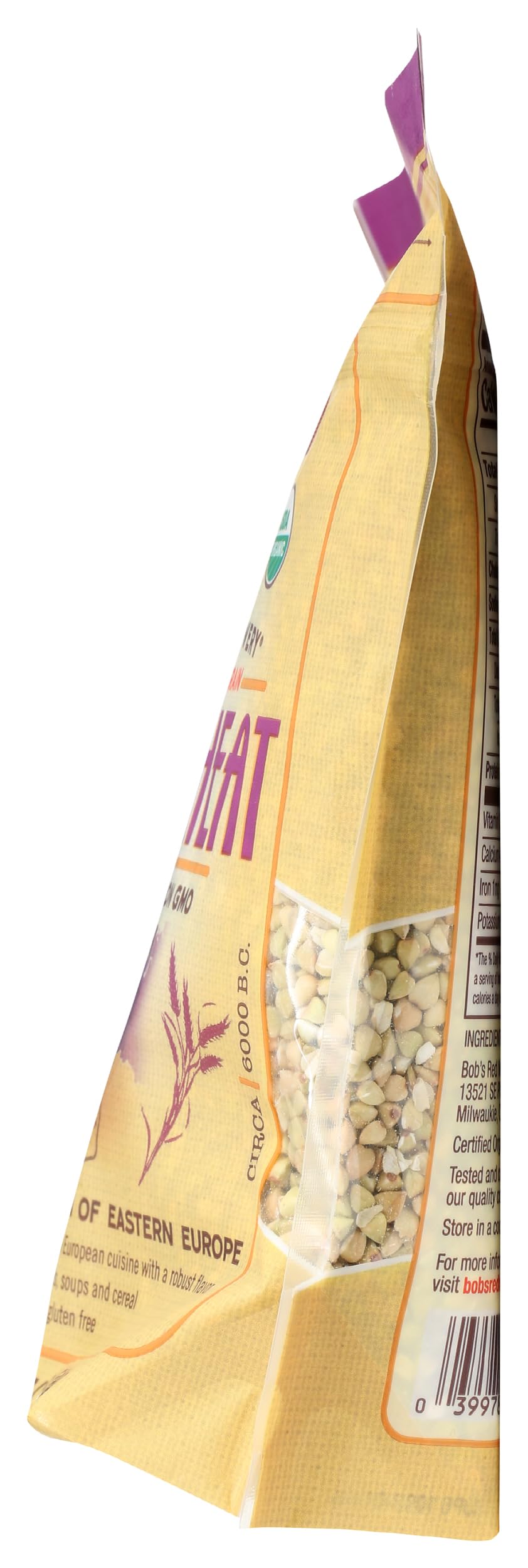Bob's Red Mill organic buckwheat groats served in salad, showing versatility and texture.