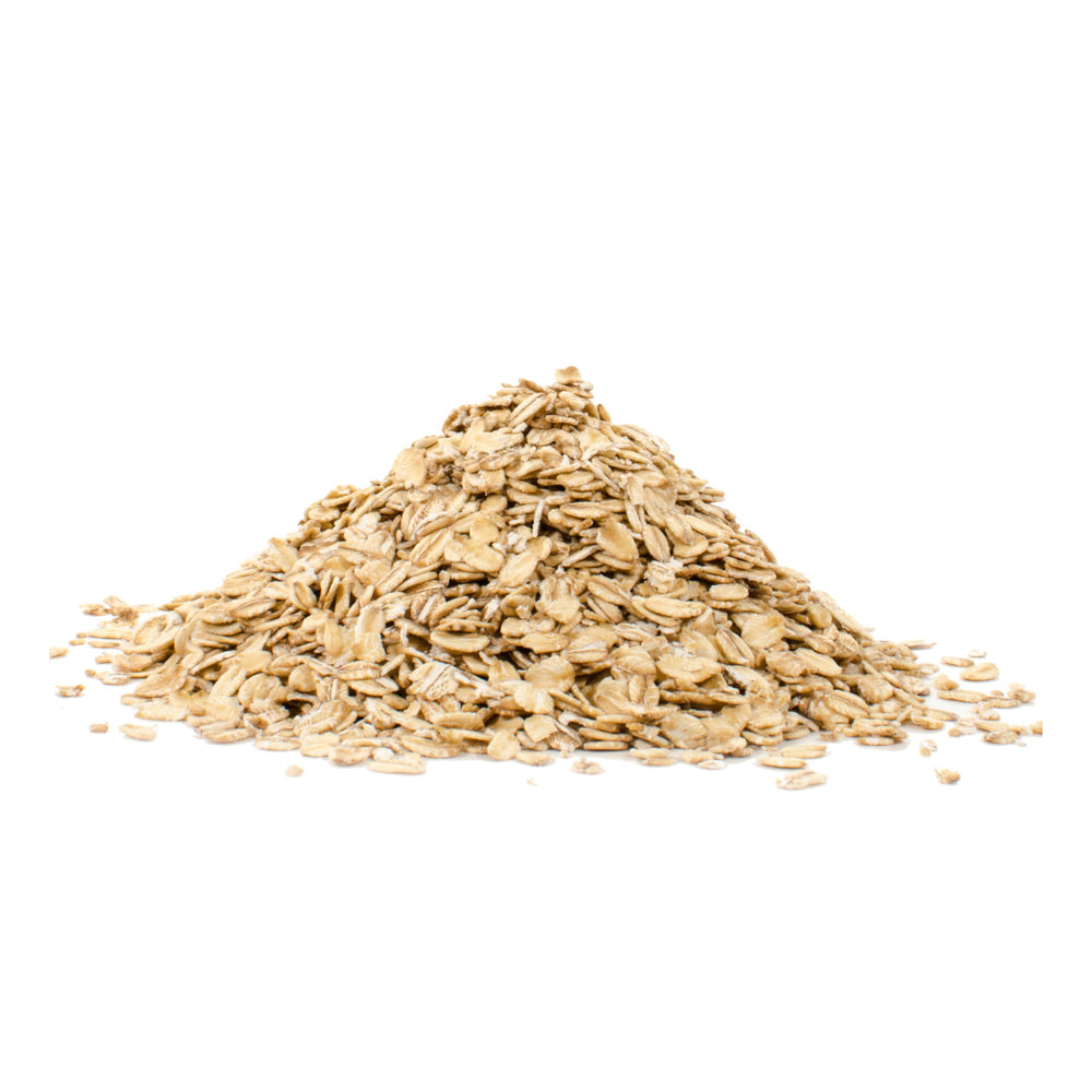 Bob's Red Mill Organic Extra Thick Oats serving bowl ready for fiber rich meal