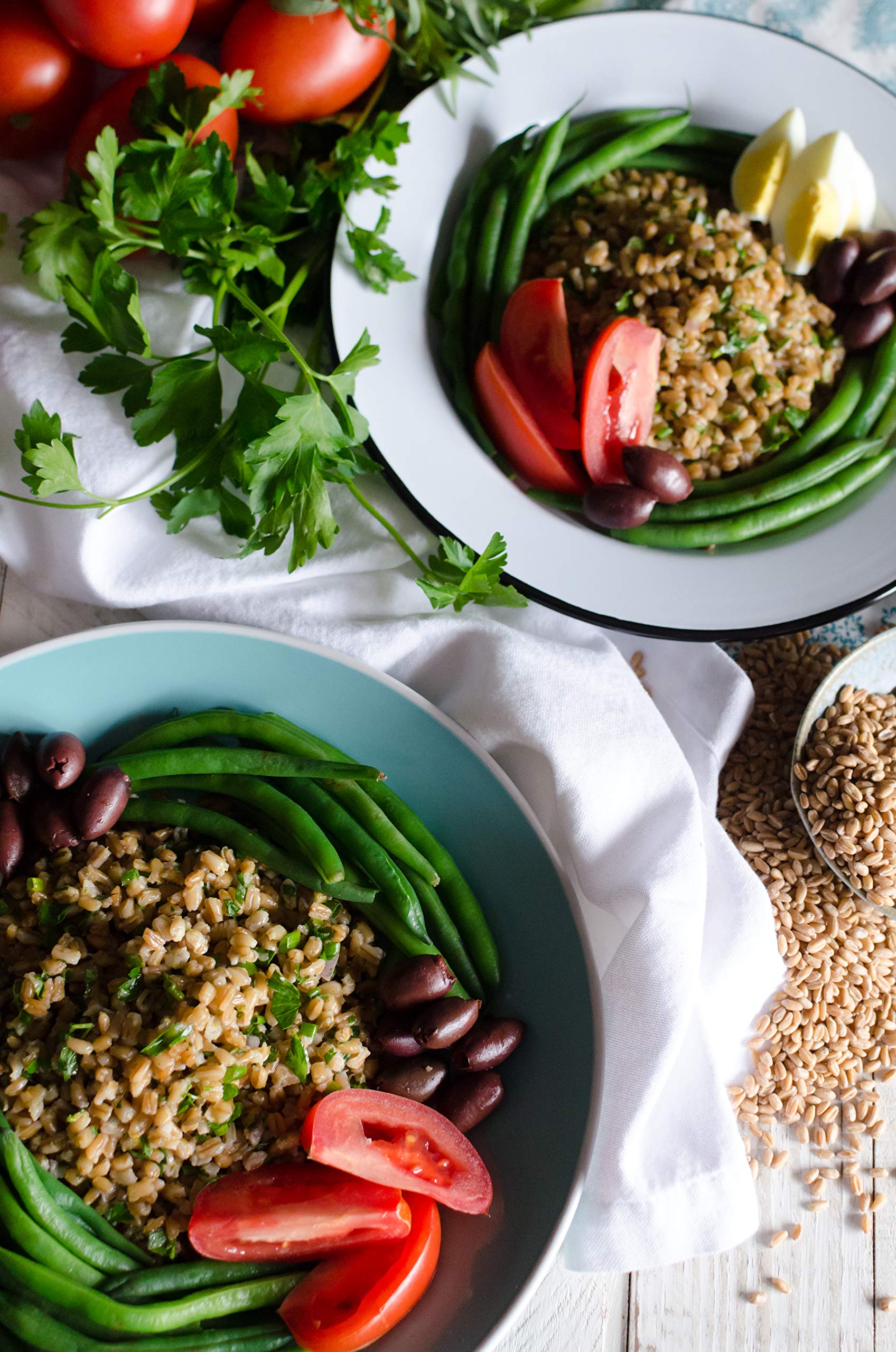 Bob's Red Mill Organic Farro Italian-inspired dish with herbs and lemon.