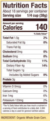 Bob's Red Mill Organic Medium Grind Cornmeal in a measuring cup for precise recipes.