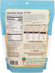 Bob's Red Mill Organic Oats Rolled Regular label highlighting organic certification